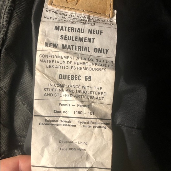 DROSPO INC Leather Vintage jacket, moto style - Picture 8 of 9